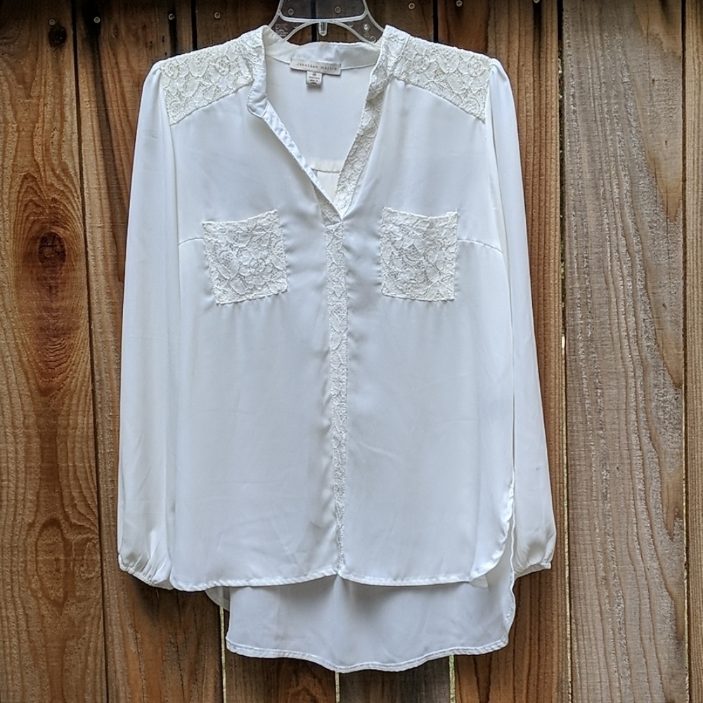 Cream lace blouse